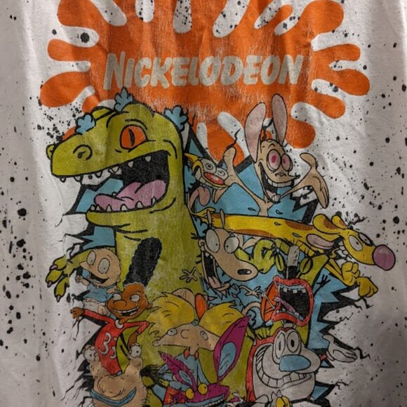 *FINAL PRICE* Vintage Men's Nickelodeon Splatter Tee Size Large - Picture 2 of 13